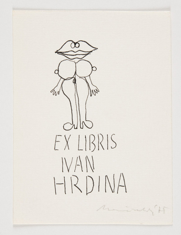 Jiří Načeradský – Ex libris Ivan Hrdina