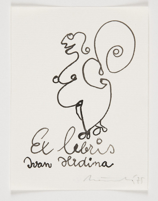 Jiří Načeradský – Ex libris Ivan Hrdina