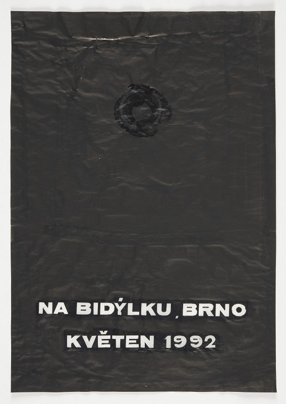 Jiří Petrbok – Vakát katalogu J. P. Paměti těla, květen 1992