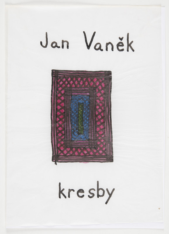Jan Vaněk – Kresba (katalog výstavy Na bidýlku)