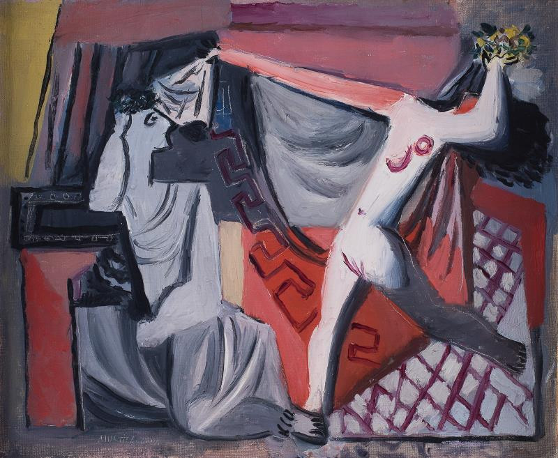 Alfred Justitz. Kompozice (Salome), 1932. Moravská galerie.