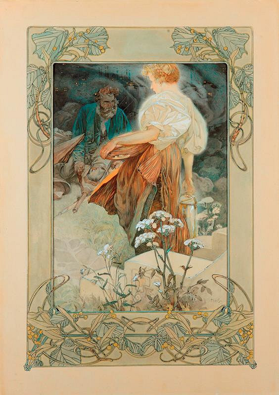 Alfons Mucha – Blahoslavení milosrdní