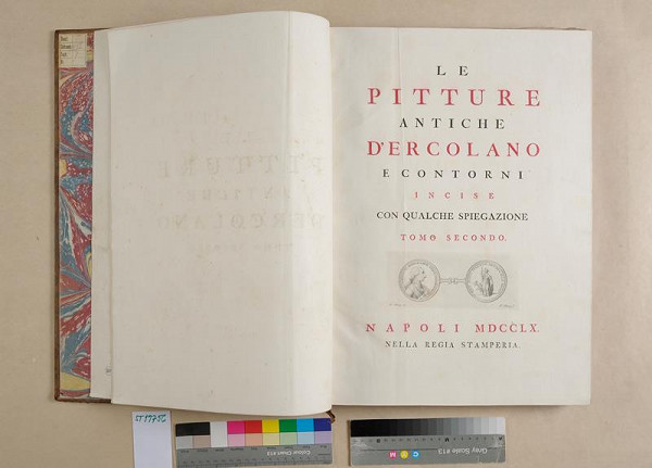 neurčený autor – Le pitture antiche d'Ercolano e contorni incise con qualche spiegazione. Tomo secondo