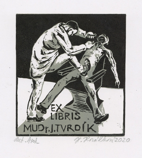 Helena Horálková – Ex libris J. Tvrdík