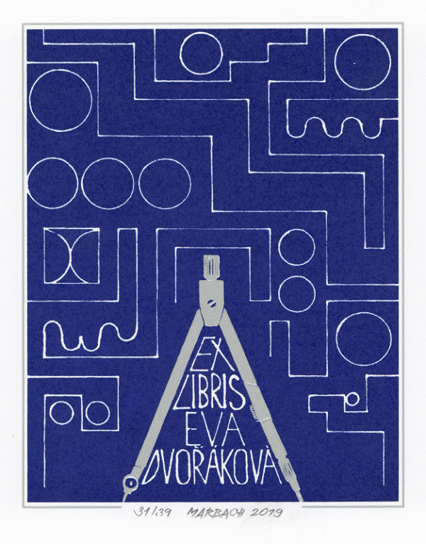 Jiří Marbach – Ex libris Eva Dvořáková, Projektant