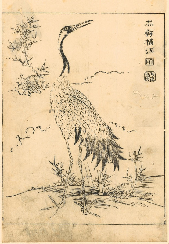 Tachibana Morikuni – Jeřáb