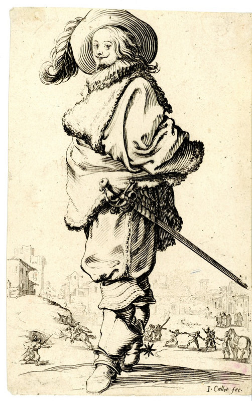 Jacques Callot – Šlechtic s krejzlem (z cyklu La Noblesse)