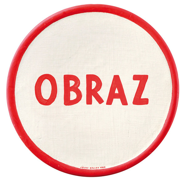 Július Koller – Obraz I. (Anti-obraz)