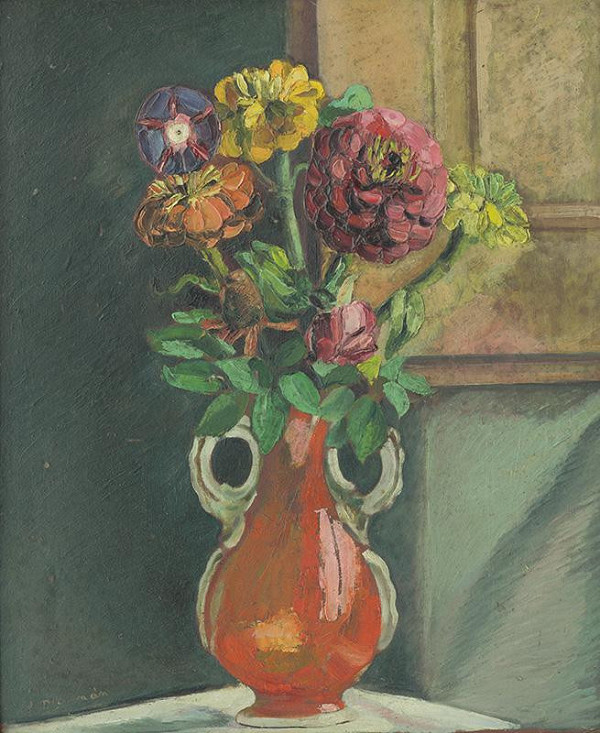 Jozef Arpád Murmann – Zátišie s kvetmi