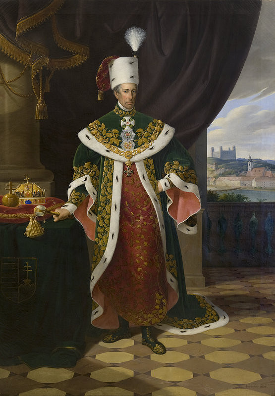 Carl Steinacker – Cisár František I. ako veľmajster Rádu sv. Štefana