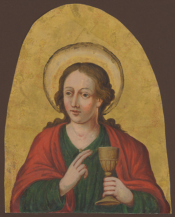 Slovenský maliar okolo 1. polovice 19. storočia – Svätý Ján Evanjelista