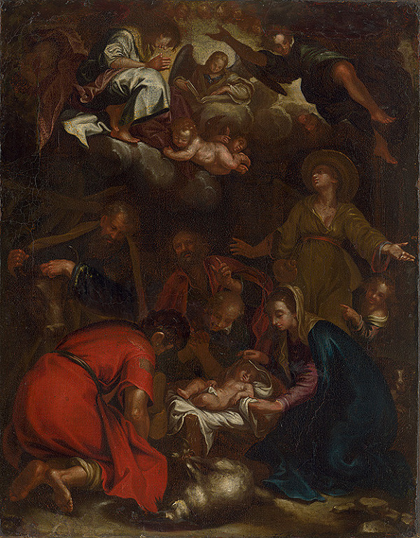 Stredoeurópsky maliar z 1. polovice 18. storočia, Abraham Bloemaert – Klaňanie pastierov