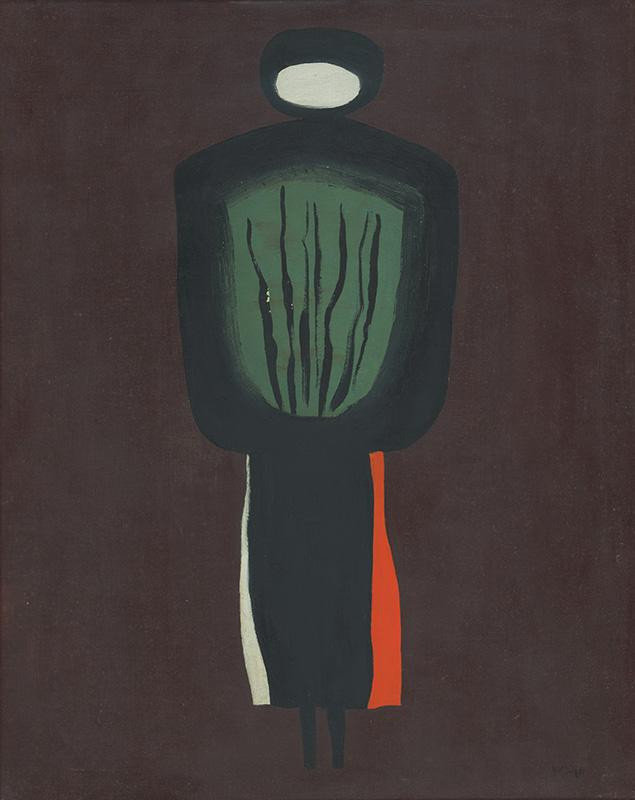 Viera Kraicová – Na spálenisku, 1964, Galéria mesta Bratislavy 