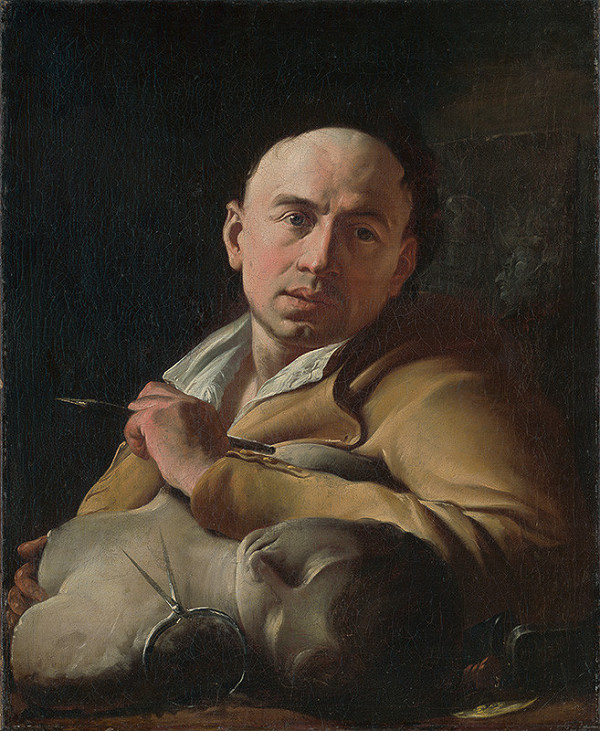 Paul Troger – Portrét sochára Georga Raphaela  Donnera
