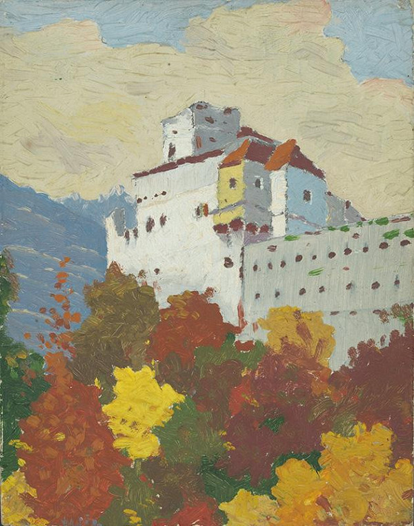 Stredoeurópsky maliar z polovice 20. storočia – Pohľad na hrad