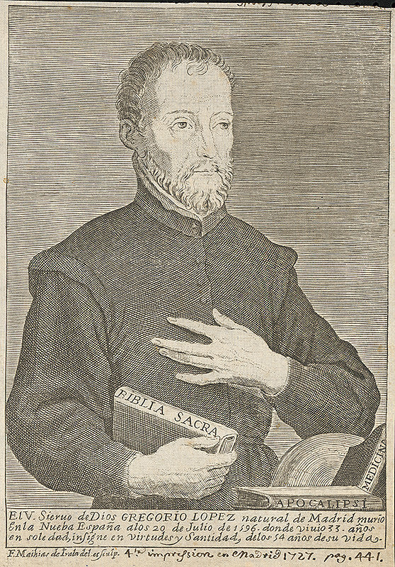 F.Mathias de Irala – Portrét Gregoria Lopeza