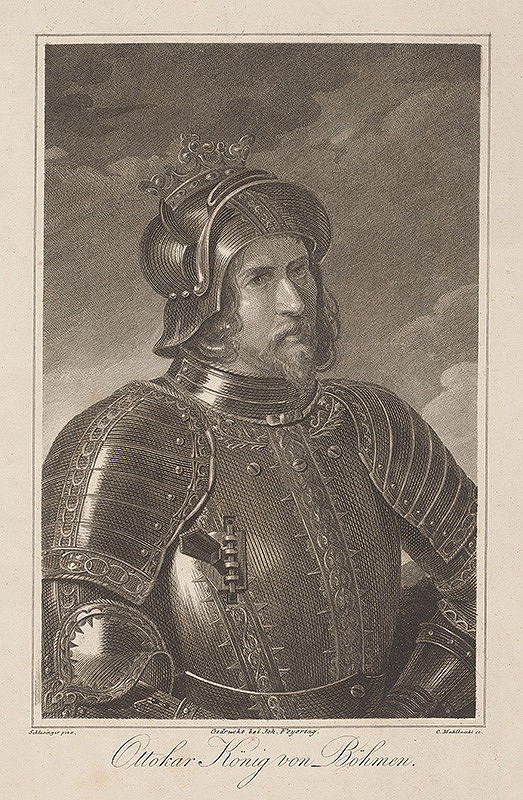 Karl Mahlknecht, Heinrich Schlesinger – Portrét českého kráľa Otakara II.