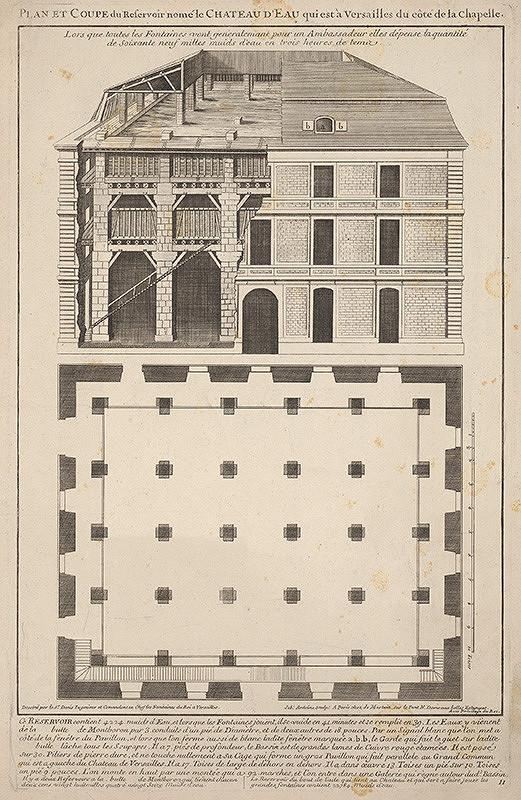 Sebastien Antoine, Francois Joseph Denis – Plán a rez Chateaud'eau