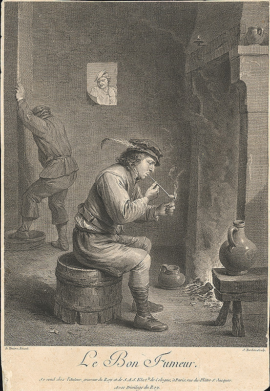David Teniers, Jacques Nicolas Tardieu – Fajčiar