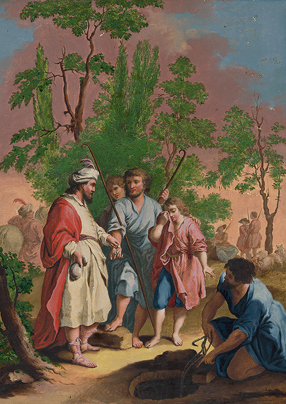Giuseppe Zocchi, Francesco Bartolozzi, Joseph Wagner – Bratia predávajú Jozefa do otroctva egyptským kupcom