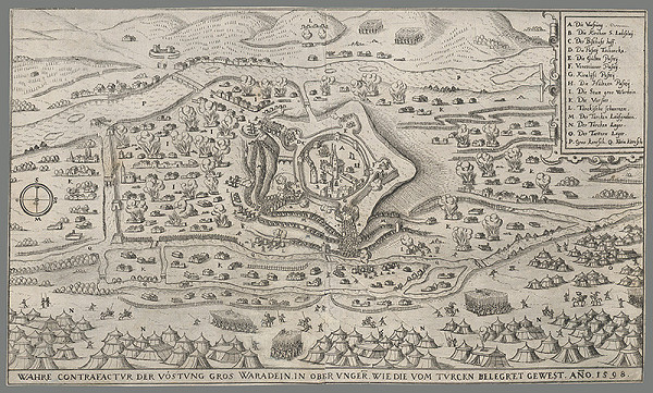 Stredoeurópsky grafik z konca 16. a začiatku 17. storočia – Dobívanie Varadínu Turkami