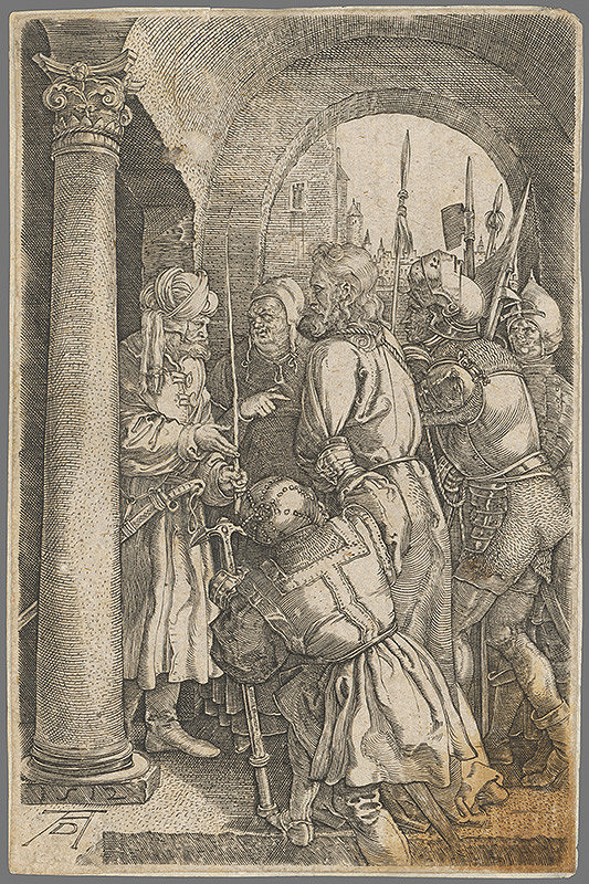 Albrecht Dürer – Kristus pred Pilátom