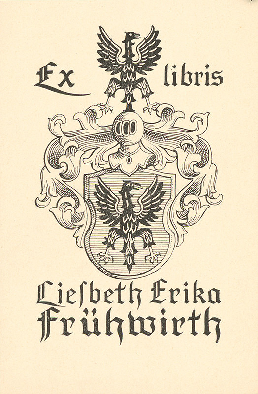 Karol Frech – Ex libris Liesbeth Erika Frühwirth