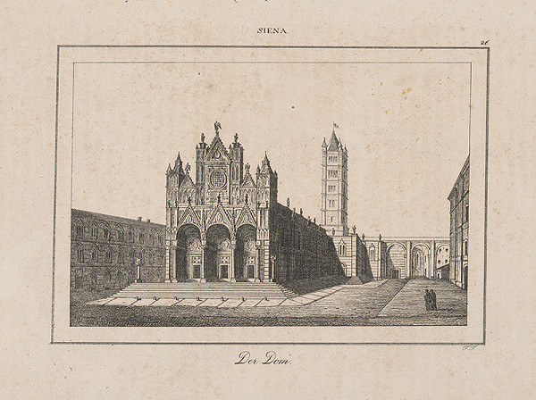 F.F. Monogramista – Pohľad na Dóm v Siene