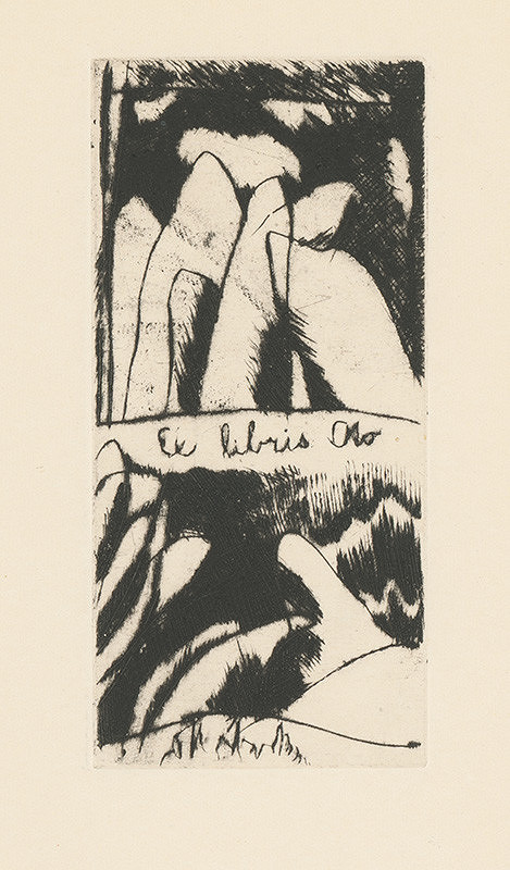 Anna Bartošová-Pelikánová – Ex libris Oto