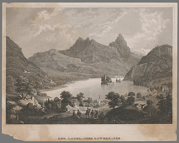 Stredoeurópsky grafik z 19. storočia – Lowerské jazero