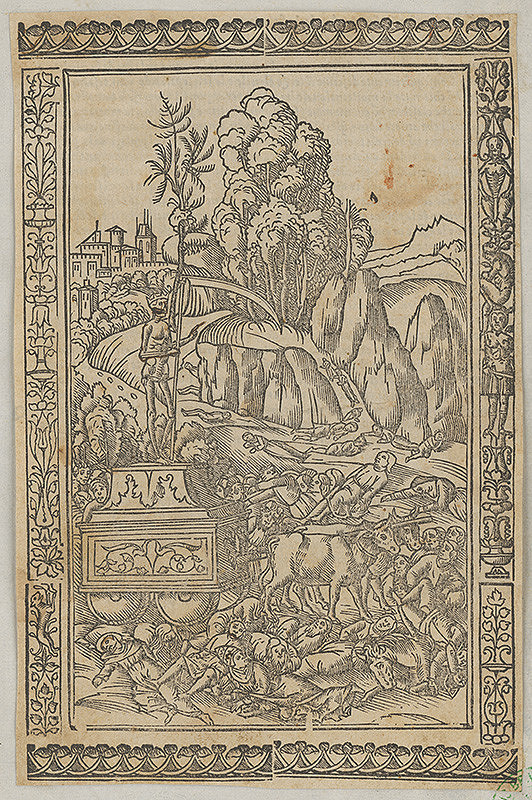 Stredoeurópsky grafik z 18. storočia – Triumf smrti