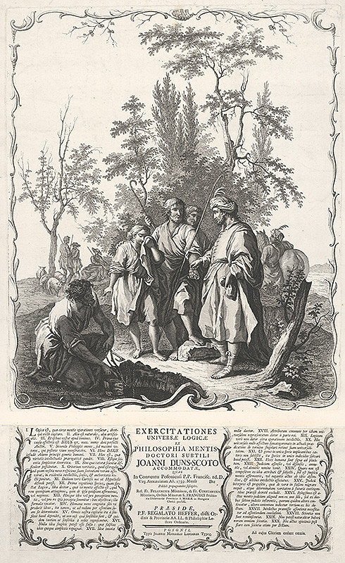 Francesco Bartolozzi, Giuseppe Zocchi, Johan Michal Landerer – Bratia predávajú Jozefa do otroctva egyptským kupcom