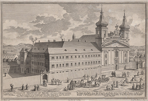 Georg Daniel Heumann, Salomon Kleiner – Kostol a kláštor Sv. Sebastiana a Rocha vo Viedni