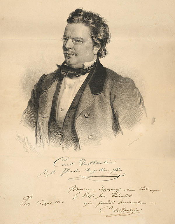 Eduard Kaiser – Portrét C.de Barbiniho-kapelníka