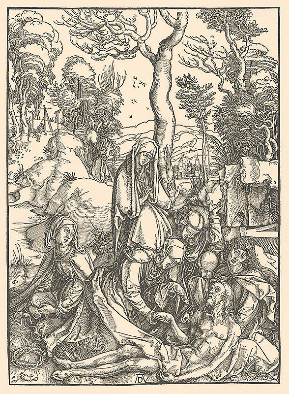 Albrecht Dürer – Oplakávanie Krista (7)