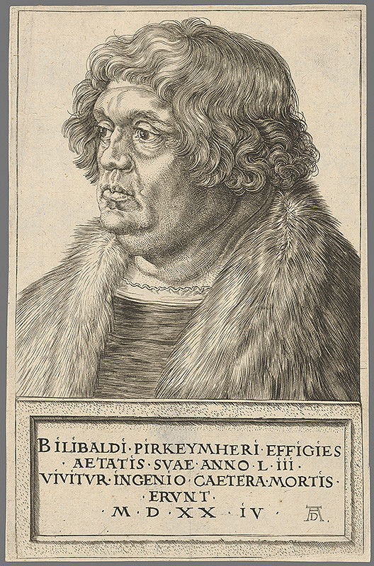 Albrecht Dürer – Portrét Bilibalda Pirkeymhera