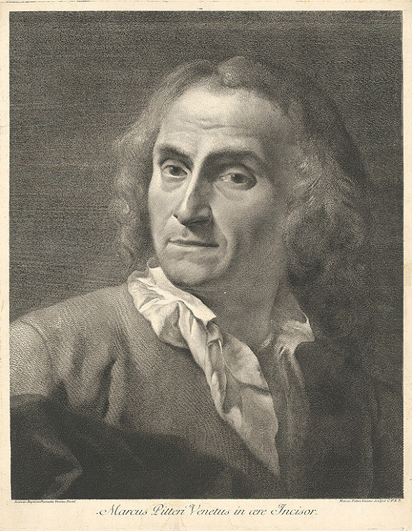 Giovanni Battista Piazzetta – Marcus Pitteri Venetus - portrét