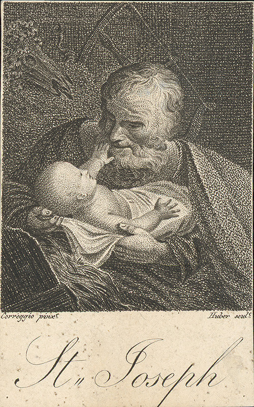 Conrad Huber, Antonio Allegri Correggio – Svätý Jozef s Ježiškom