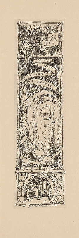 Adolf von Hildebrann – Ex libris Ad.Deyhle