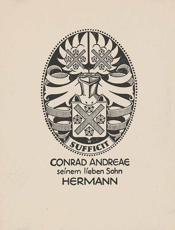 Neznámy autor – Ex libris Conrad Andreae