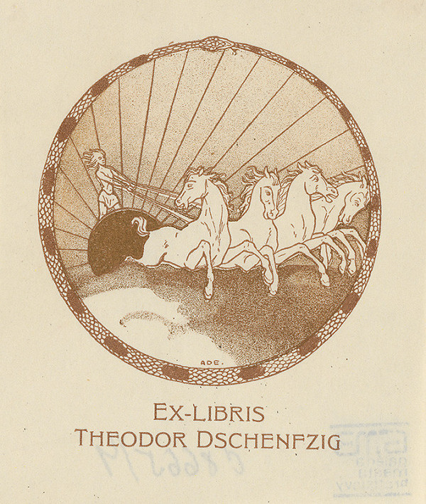 Mathilda Ade – Ex libris Theodor Dschenfzig