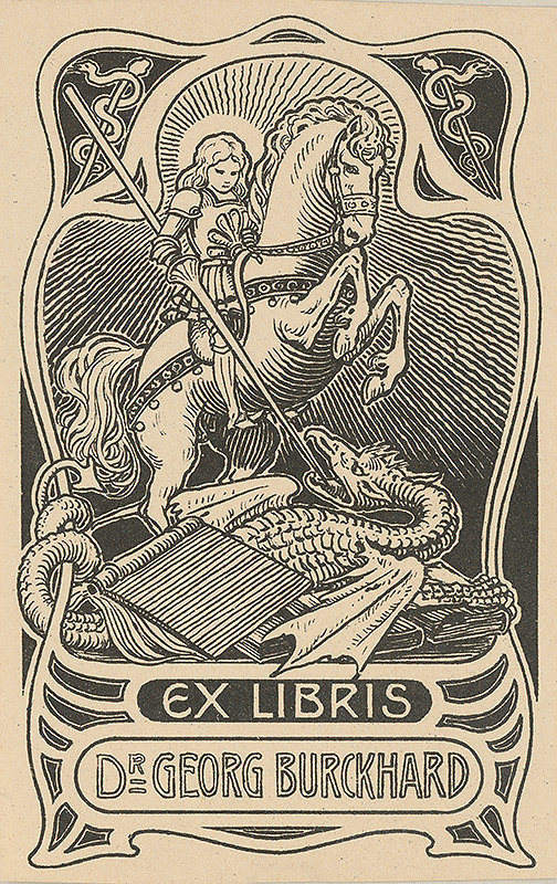 Freidhof – Ex libris Dr. Georg Burckhard