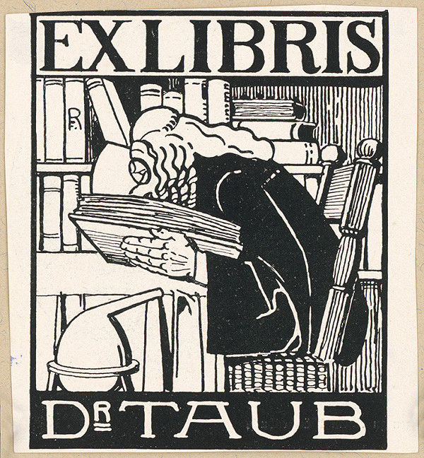 Neznámy autor – Ex libris Dr. Taub