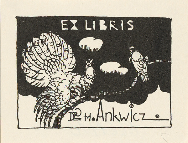 Richard Teschner – Ex libris Dr. M.Ankwicz