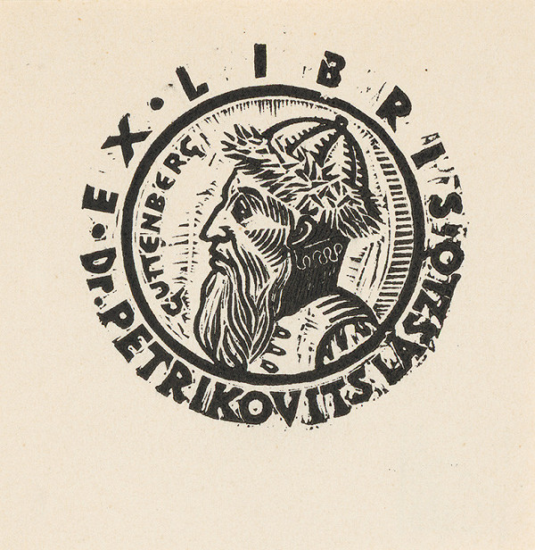 Neznámy autor – Ex libris Dr. Petrikovits László