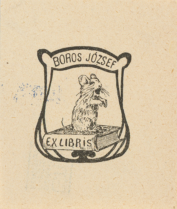 Neznámy autor – Ex libris Boros József