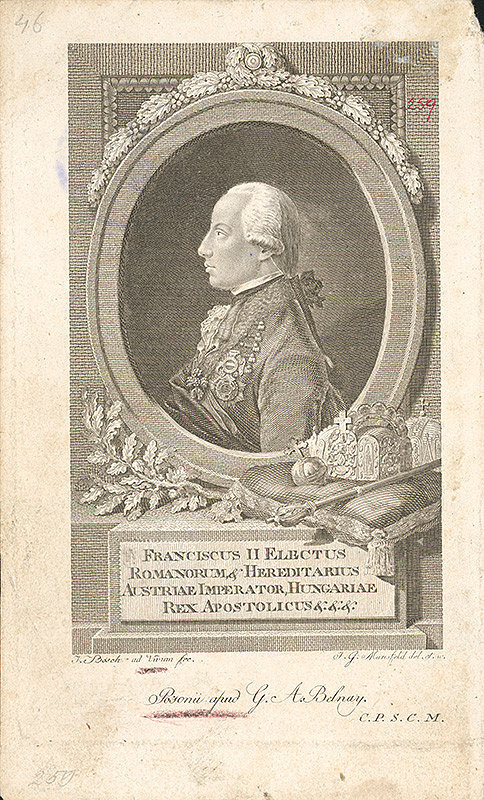 Johann Georg Mansfeld, Joseph Bosch – Portrét Františka II.