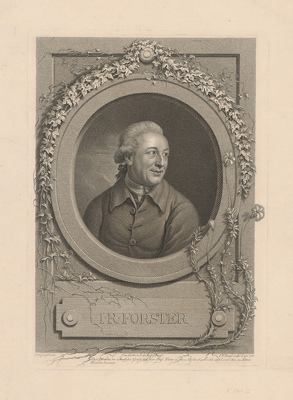 Johann Friedrich Bause, Anton Graff – Portrét I.E.Forstera