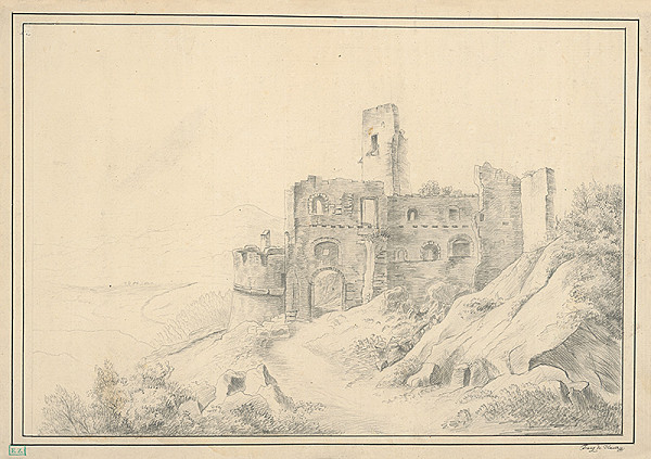 Franz Hauer – Zrúcanina hradu