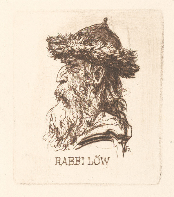 Jaroslav Vodrážka – Rabbi Löw 2. stav